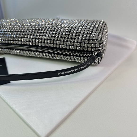 NEW Alexander Wang New Heiress Large Flex Bag in Clear Crystal - Picture 8 of 11